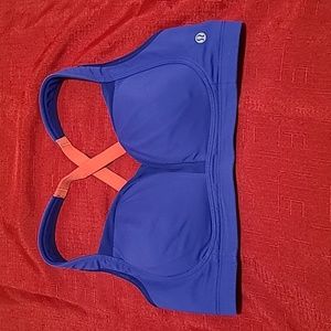 BIG SALE $$$$ Lululemon Atletica Brass, Size 34 D, Color Blue &  Orange